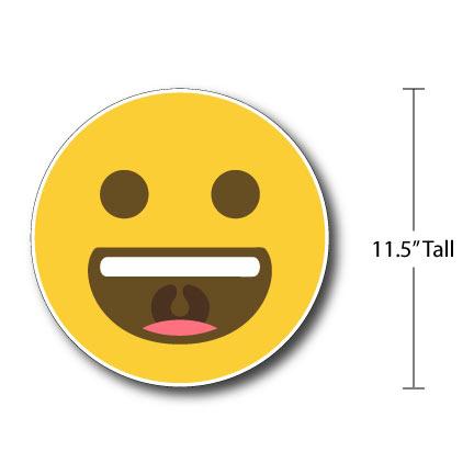 Emoji Faces Pathway Markers Yard Cards 12 piece set - Image 3