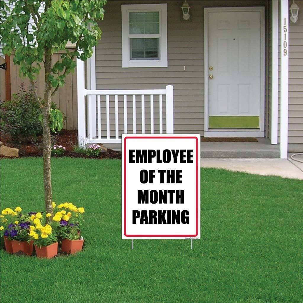 Employee of the Month Parking Sign or Sticker - Image 3