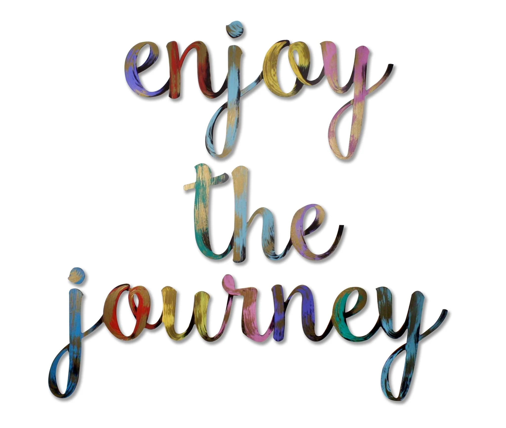 enjoy the journey Hand Painted Wall Decor - Image 4