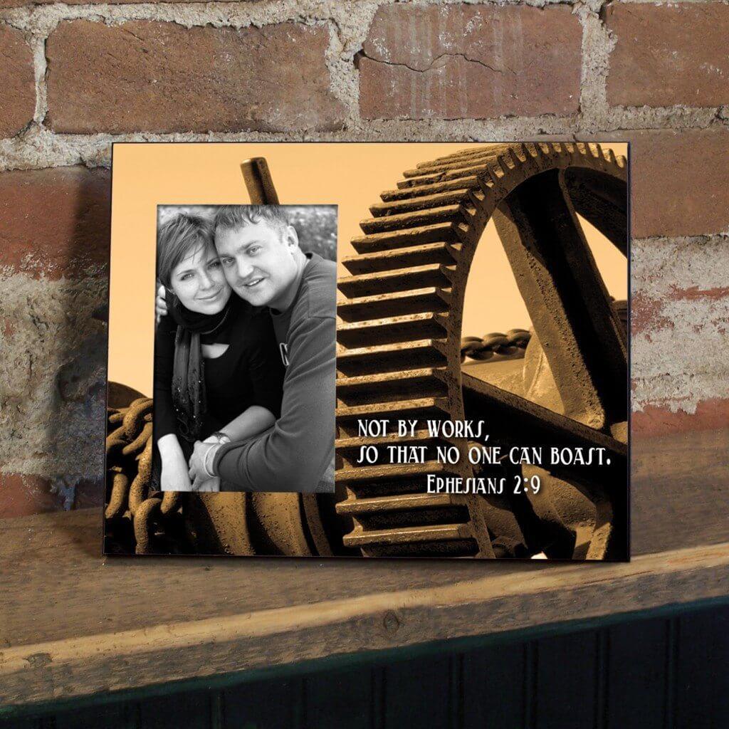 Ephesians 2:9 Decorative Picture Frame