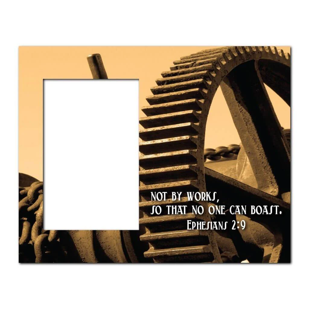 Ephesians 2:9 Decorative Picture Frame - Image 2