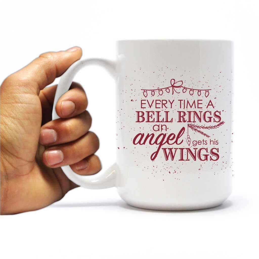 Every Time A Bell Rings An Angel Gets His Wings Coffee Mug - Image 3