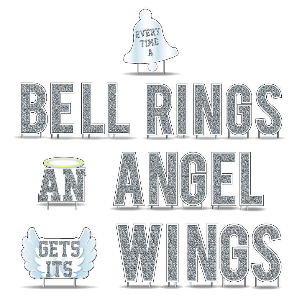 Every Time A Bell Rings Christmas Yard Decorations 22 pc set - Image 2