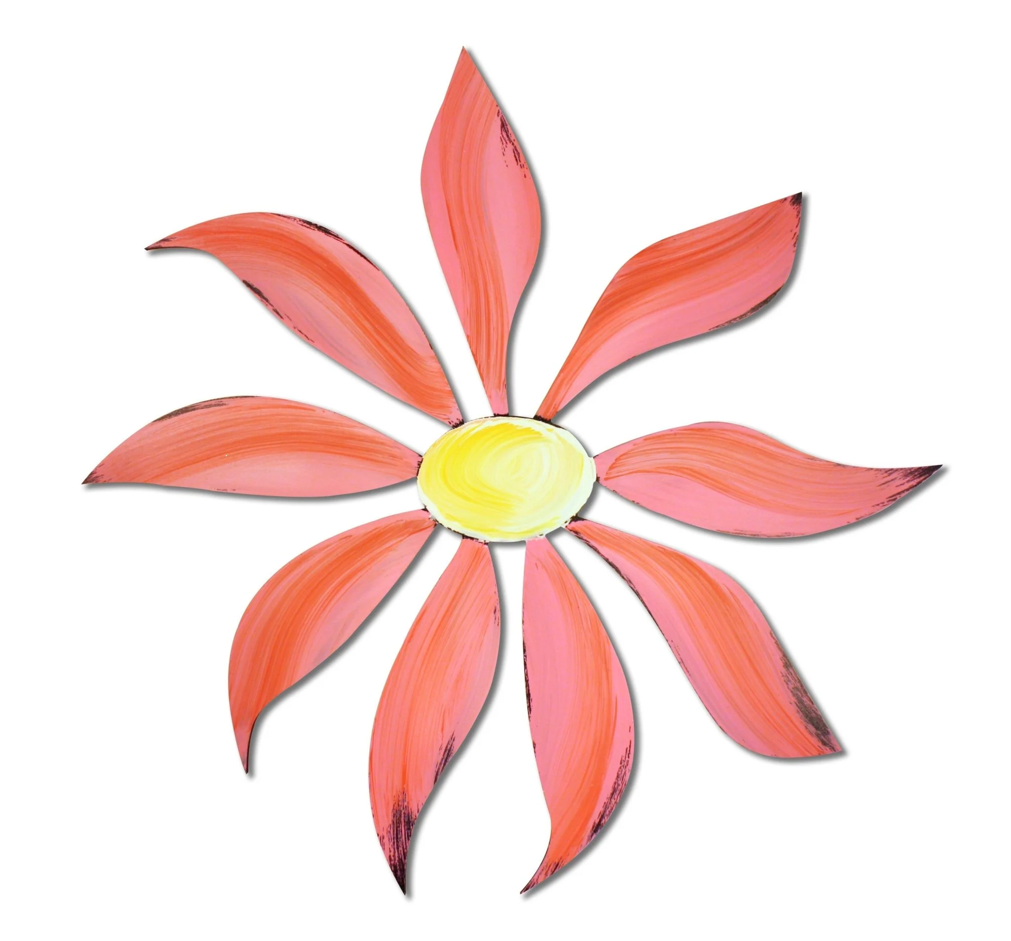Hand Painted Flower Wall Icon - Image 2