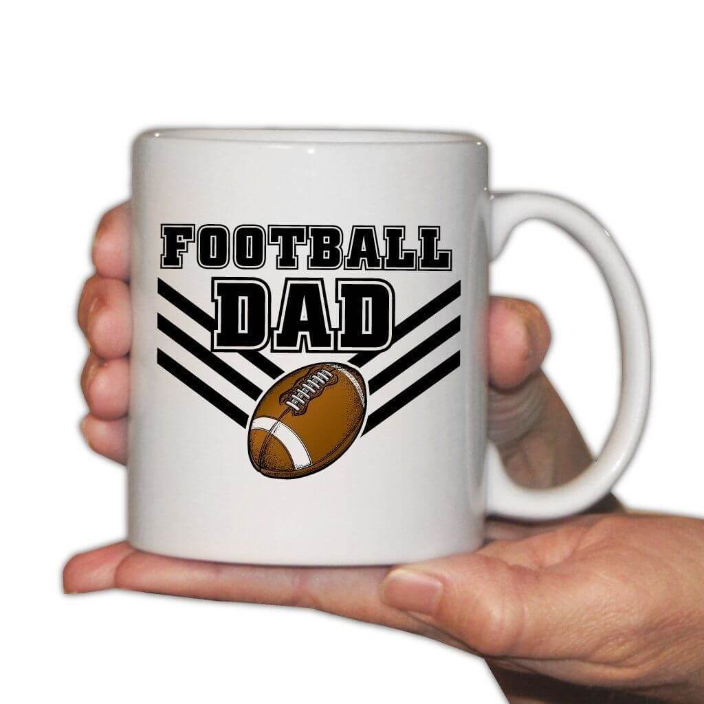 Football Dad Picture Frame and 11oz. Coffee Mug Office Set - Image 3