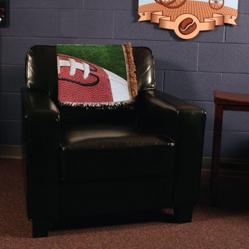 Football Dad Woven Blanket - Image 2
