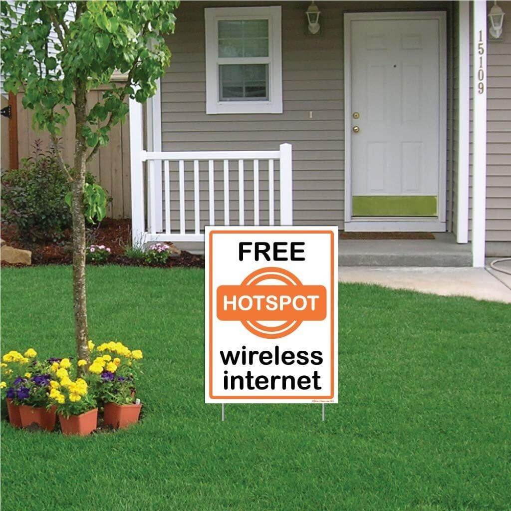 Free Wireless Internet Sign or Sticker - Image 7