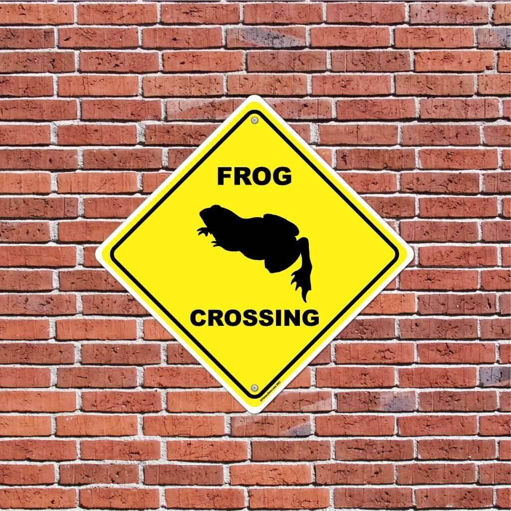 Frog Crossing Sign or Sticker - Image 3