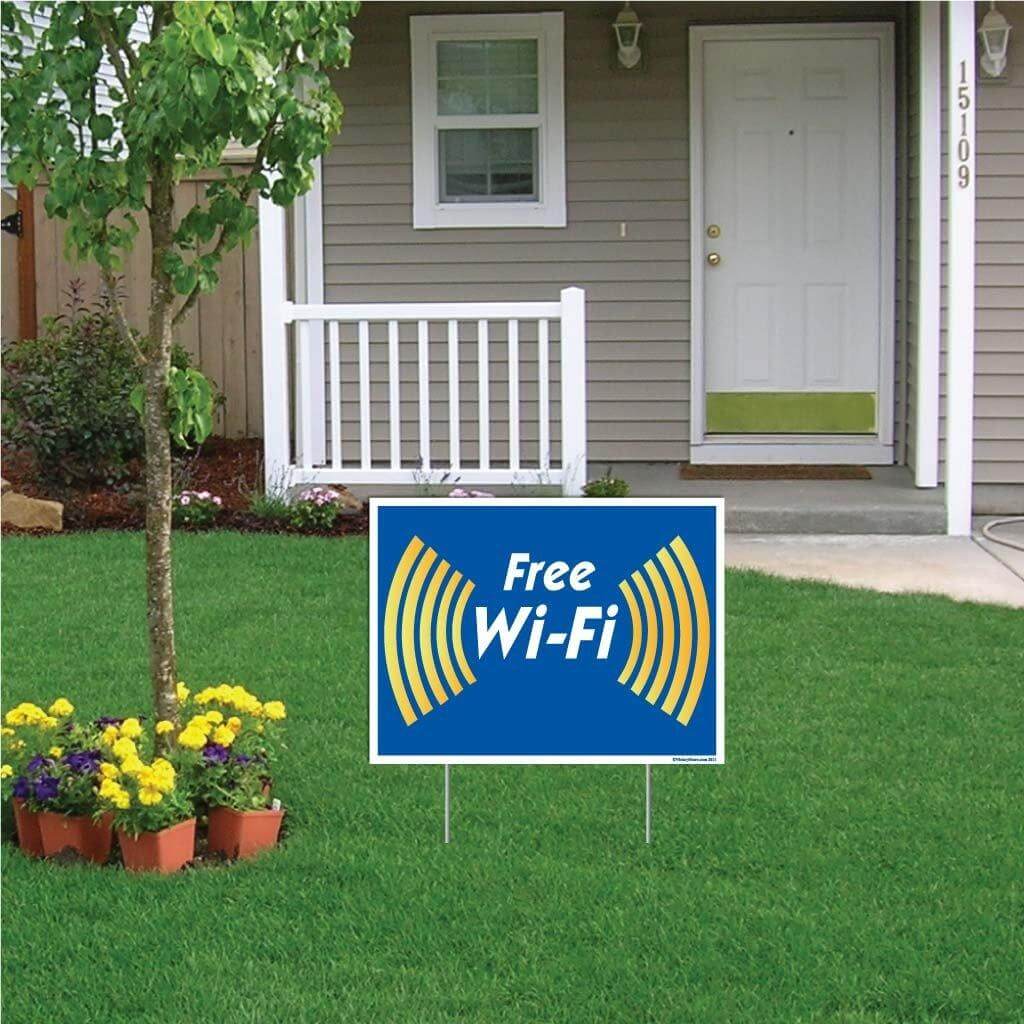 Free Wifi Sign or Sticker - Image 4