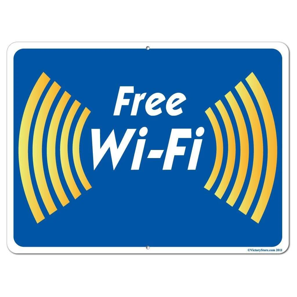 Free Wifi Sign or Sticker - Image 5