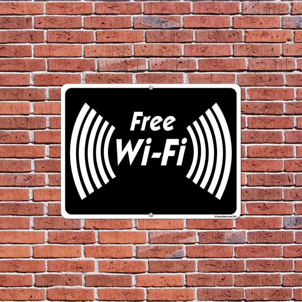 Free Wifi Sign or Sticker - Image 8