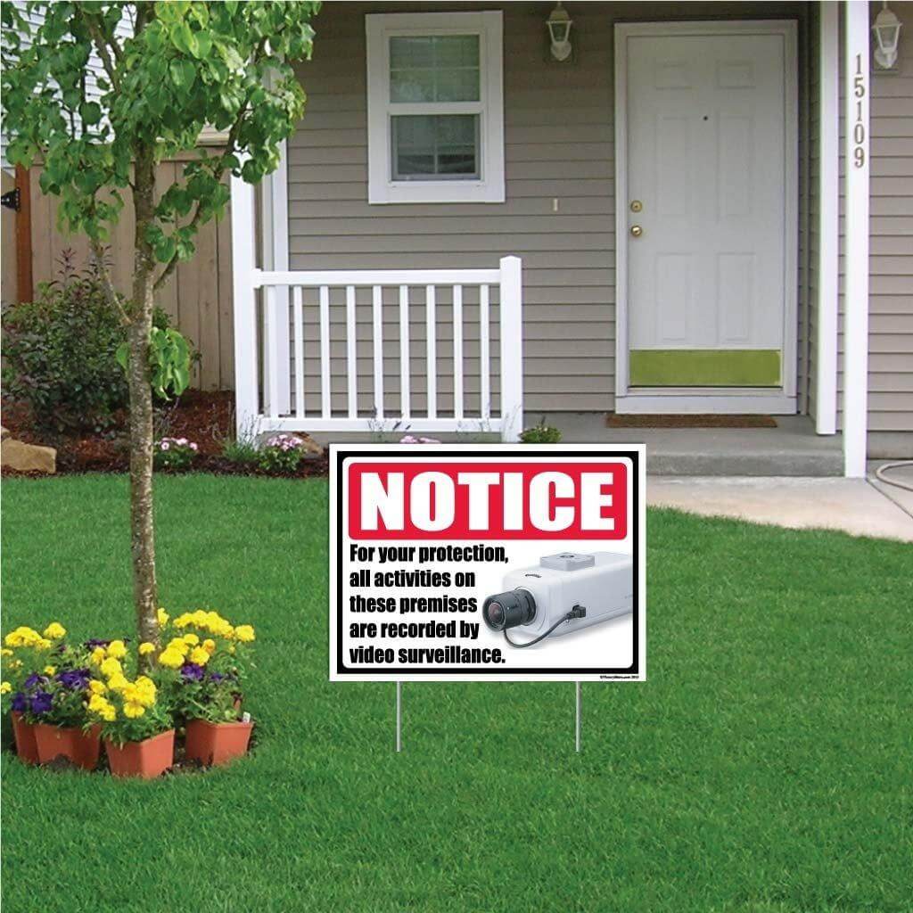 Security Surveillance Sign or Sticker - Image 2