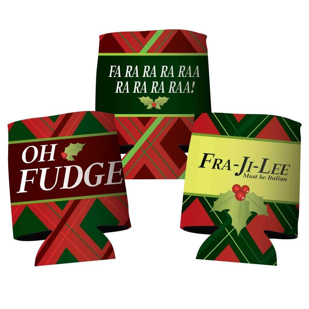 Funny Christmas Movie Quote Can Coolers Set - Image 2