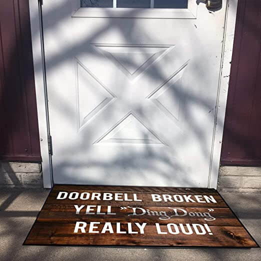 Funny Doorbell Broken Doormat - Image 3
