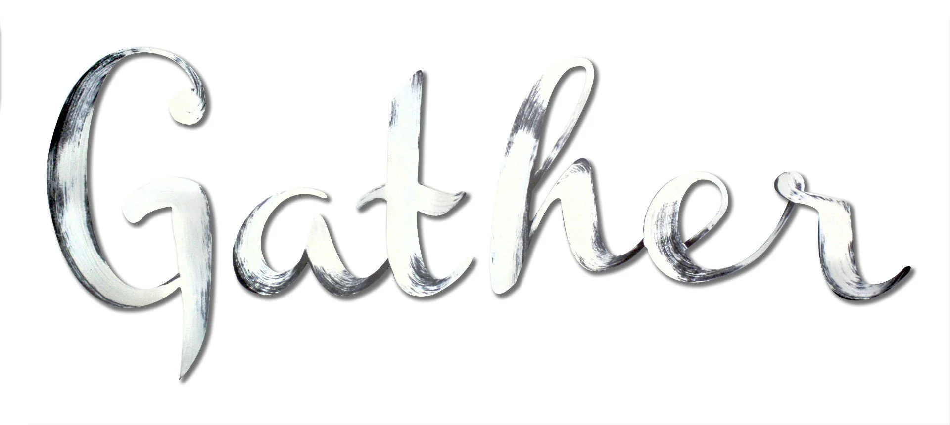 Hand Painted Gather Wall Word - Image 2