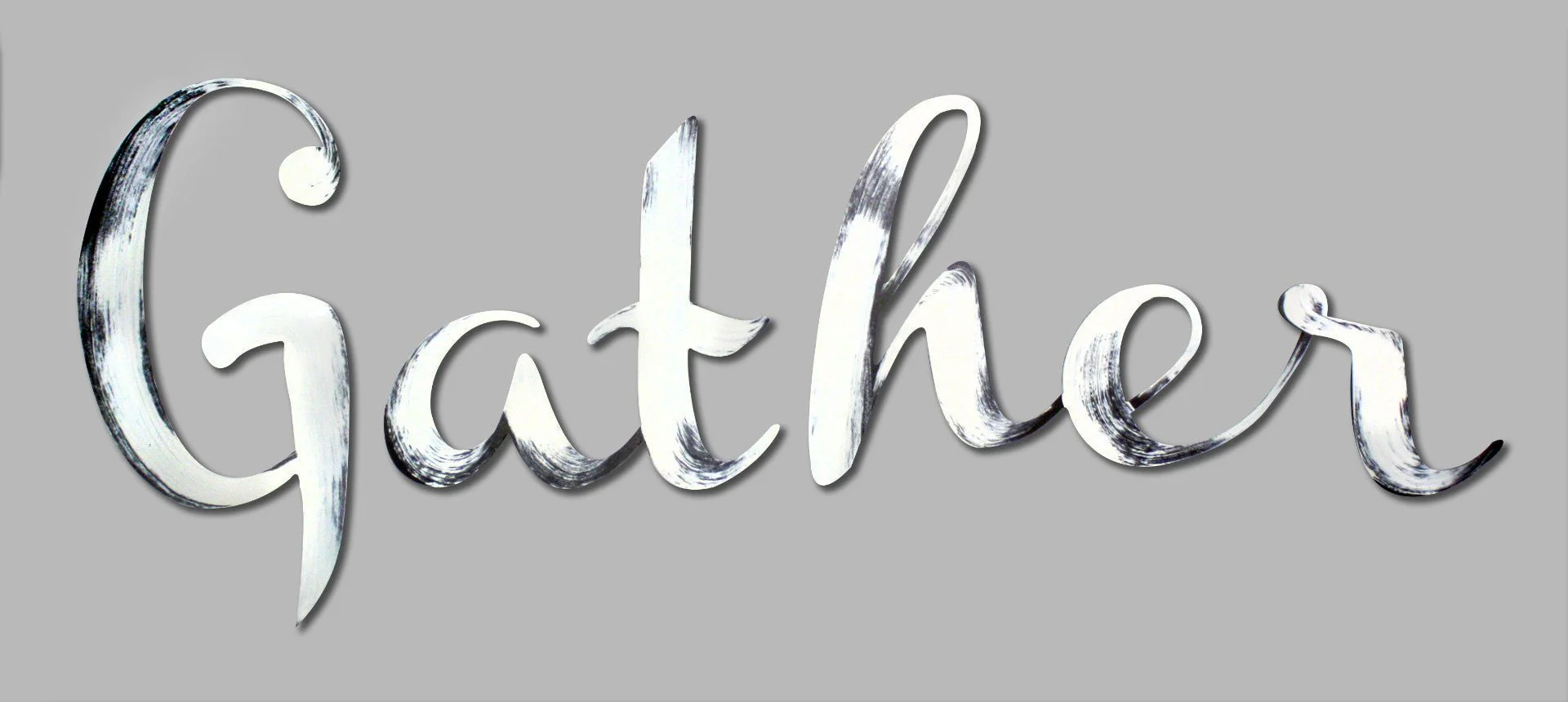 Hand Painted Gather Wall Word - Image 3