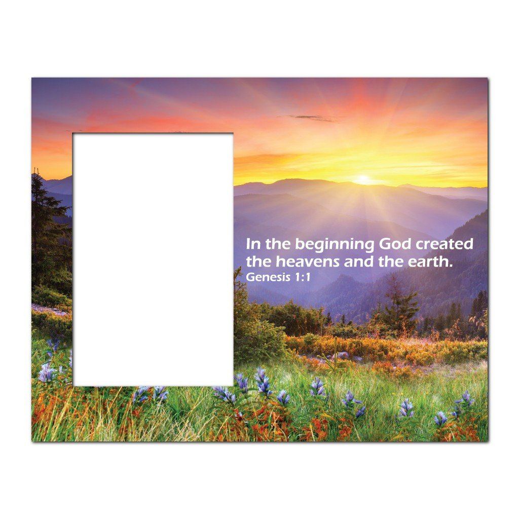Genesis 1:1 Decorative Picture Frame - Image 2