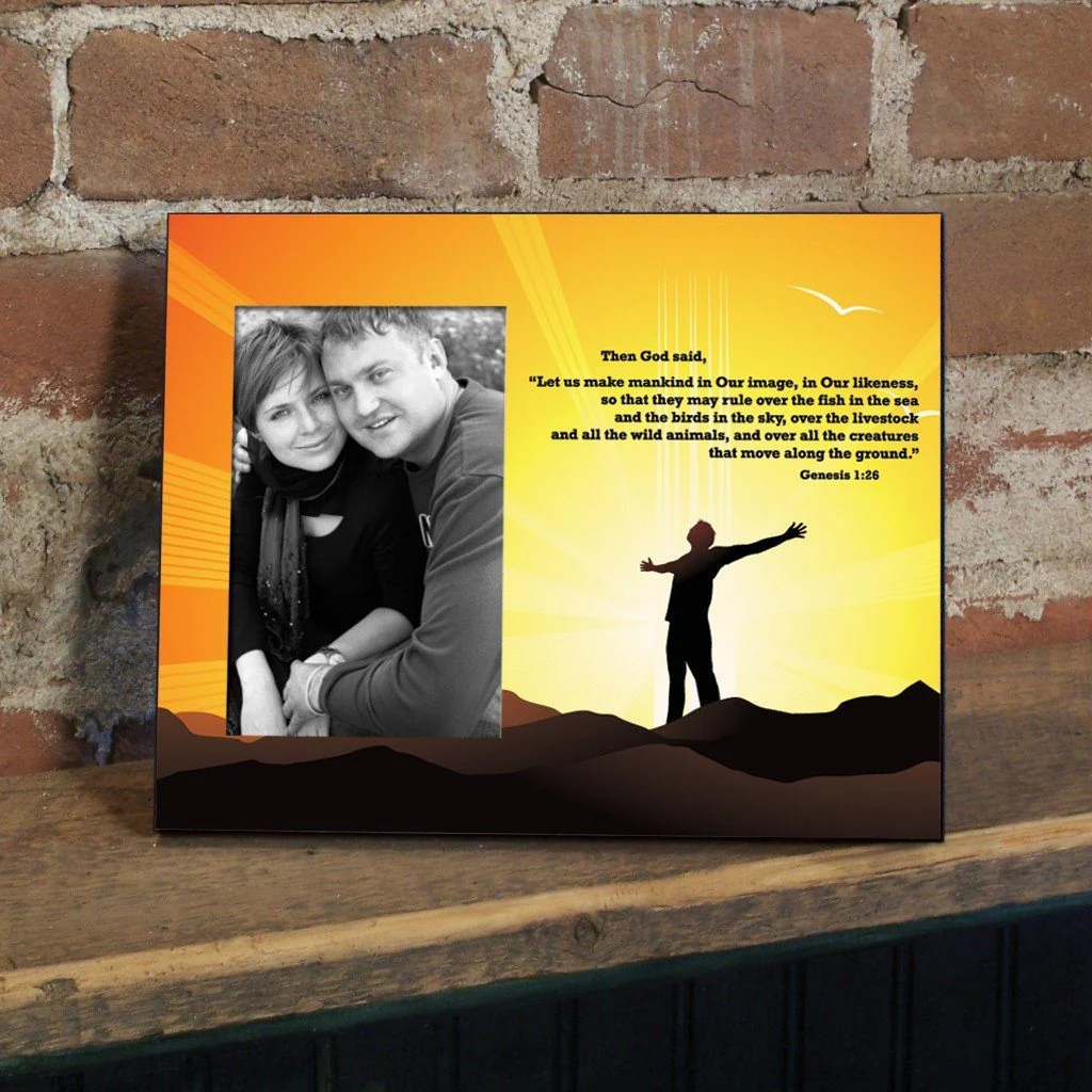 Genesis 1:26 Decorative Picture Frame