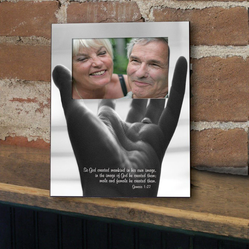 Genesis 1:27 Decorative Picture Frame