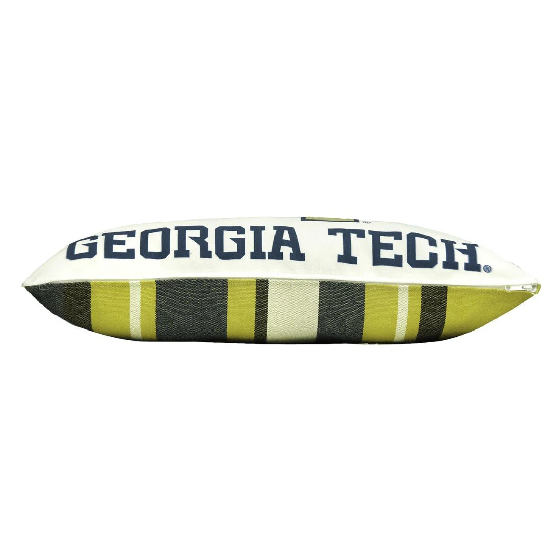 Georgia Tech Yellow Jackets Lumbar Pillow Cover - Image 2