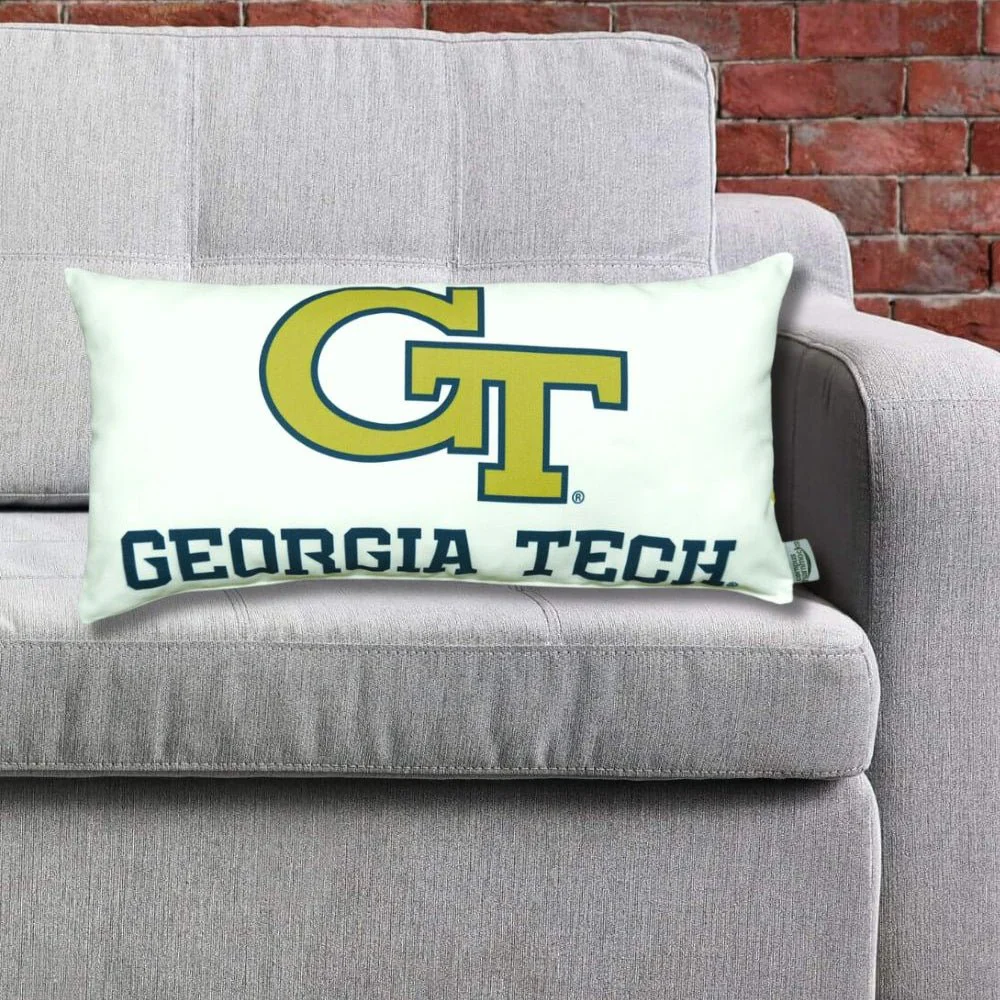 Georgia Tech Yellow Jackets Lumbar Pillow Cover - Image 4