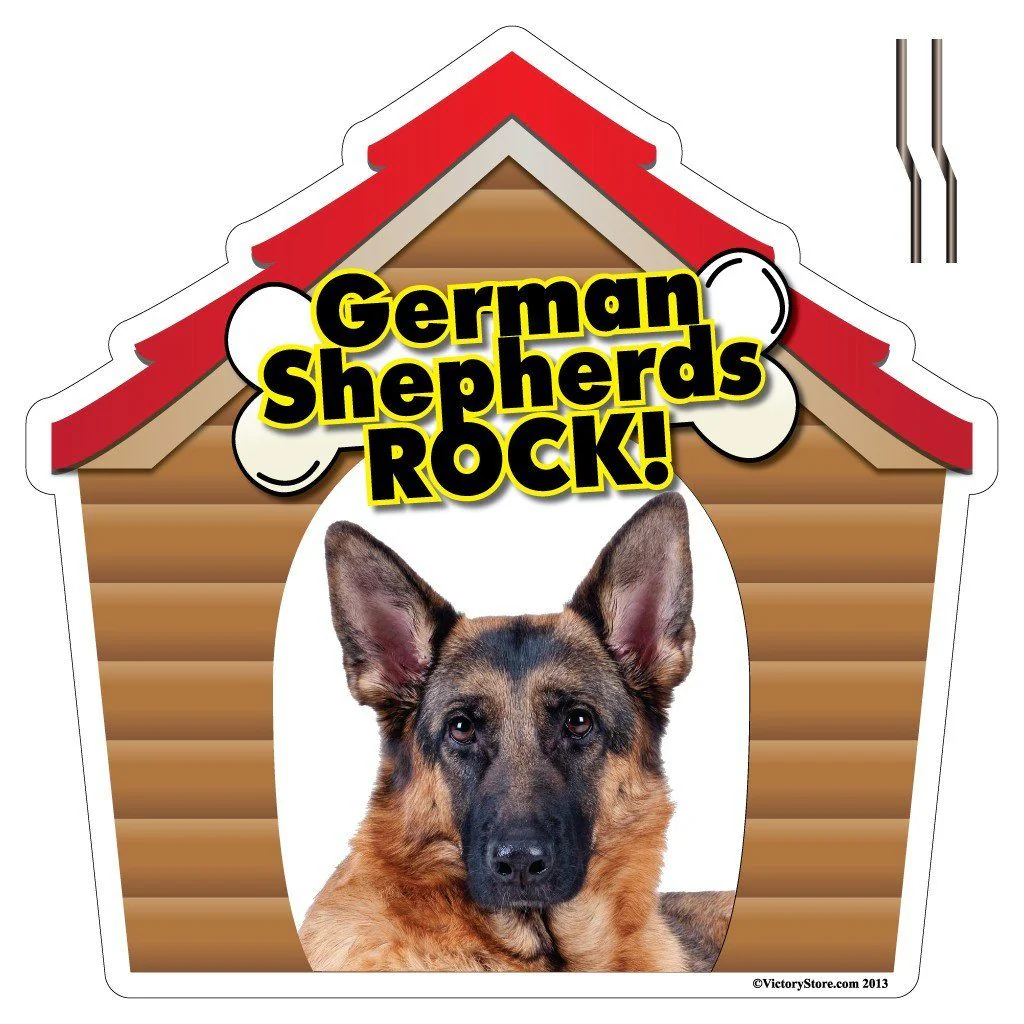German Shepherds Rock! Dog Yard Sign - Image 2