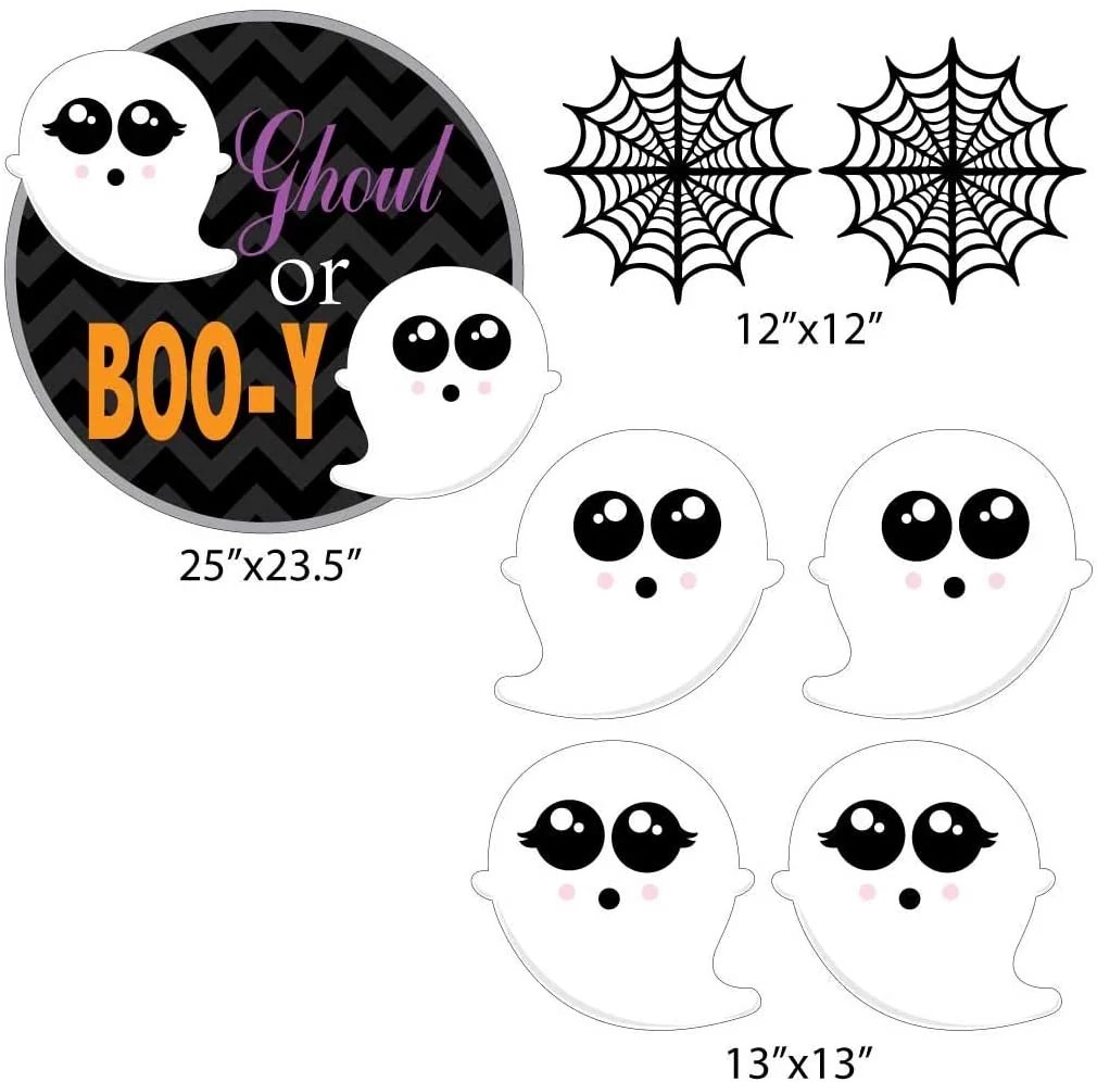 Ghoul or Boo-y Gender Reveal Yard Decorations - Image 2