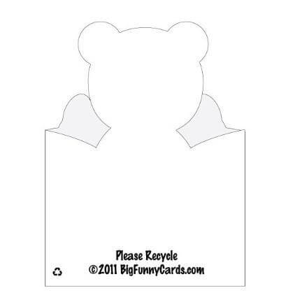 Bear Hug Giant Greeting Card - Image 4