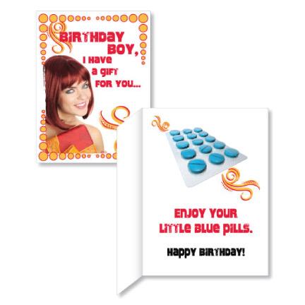 3' Giant Red Head with Gift Birthday Greeting Card - Image 2