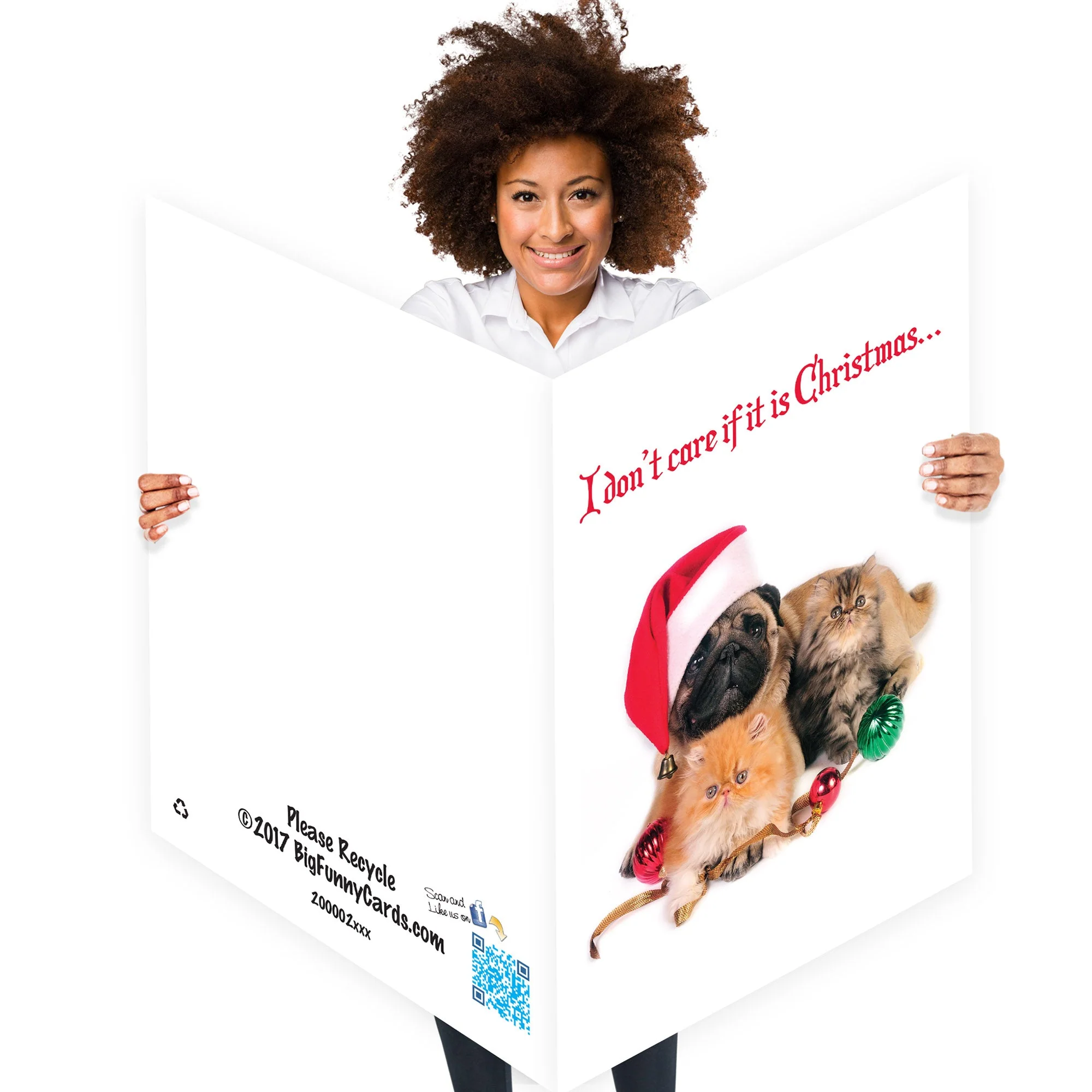Giant Christmas Pets Card