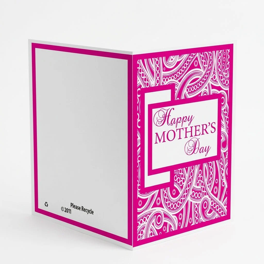 Giant Pink Happy Mother's Day Greeting Card - Image 4