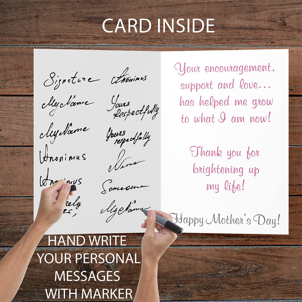 Giant Pink Mother's Day Greeting Card - Image 2