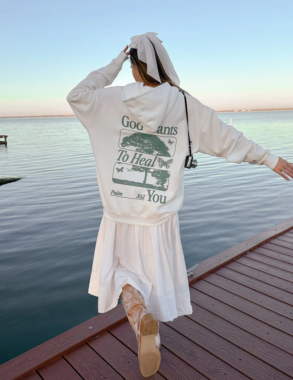 God Heals Unisex Hoodie - Image 6