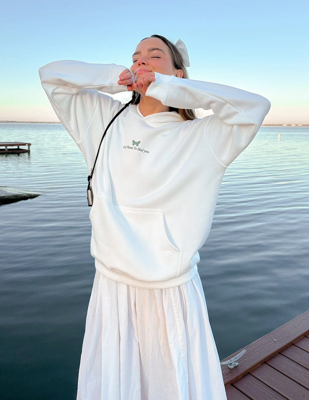God Heals Unisex Hoodie - Image 7