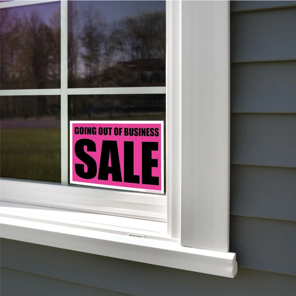 Going out of Business Sign or Sticker - Image 7