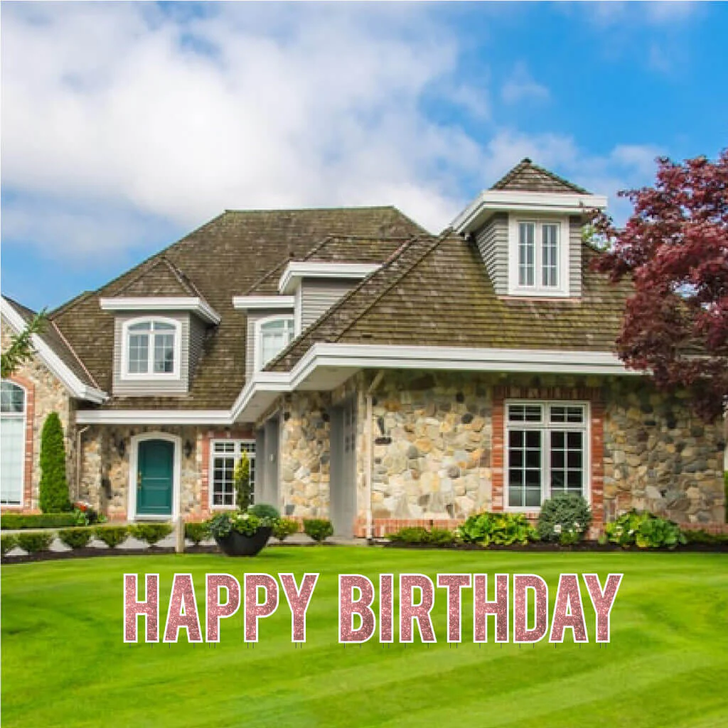 18" Bebas Happy Birthday Sparkle Yard Letters - 13 pc set - Image 17