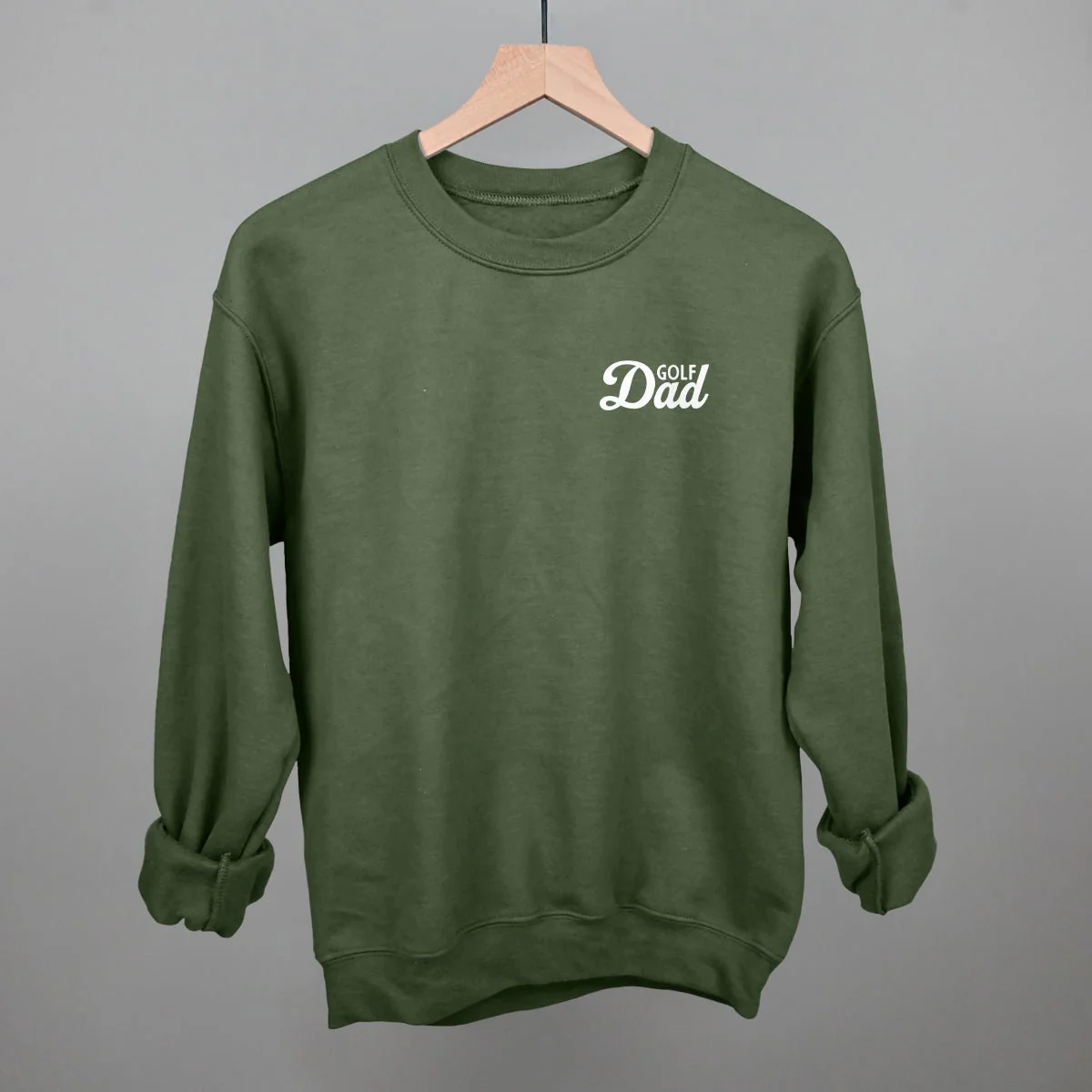 Golf Dad (White) (Left Chest) T-shirt - Image 10