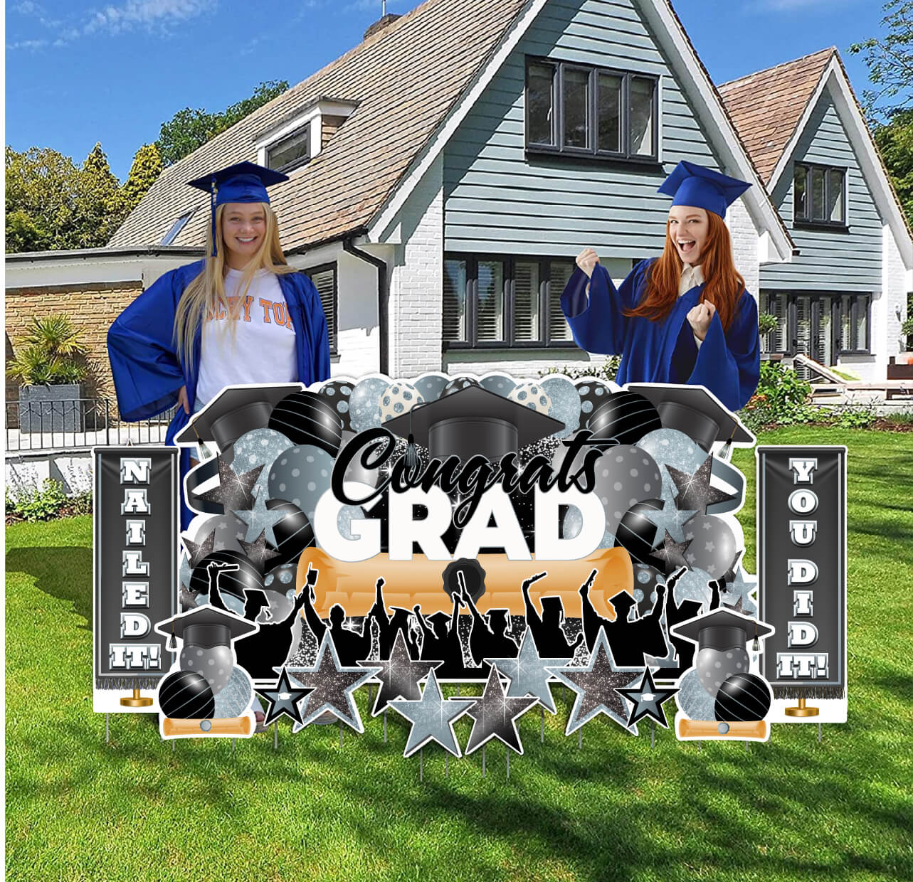 Graduation Oversized EZ Yard Cards | 11 pc set - Image 11