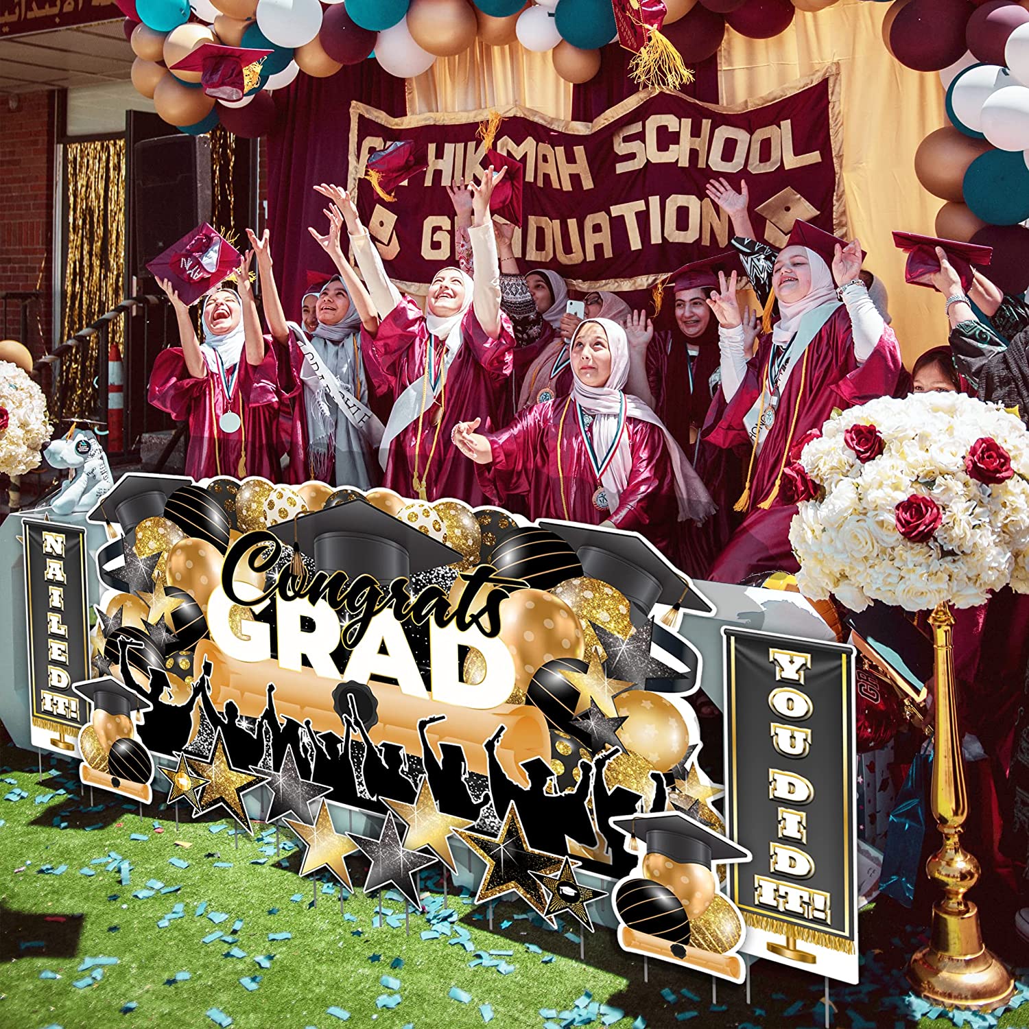 Graduation Oversized EZ Yard Cards | 11 pc set - Image 2