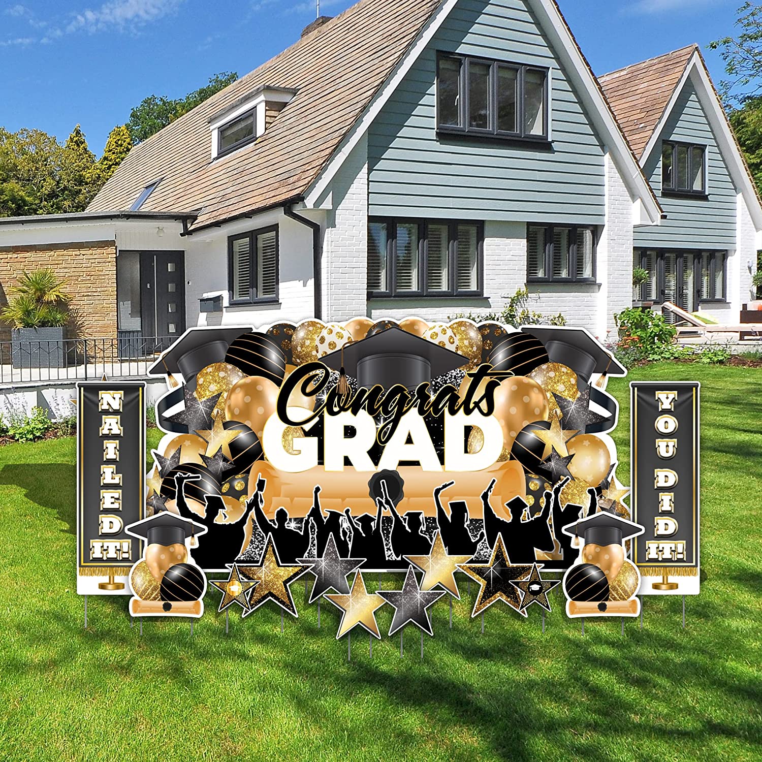 Graduation Oversized EZ Yard Cards | 11 pc set - Image 9