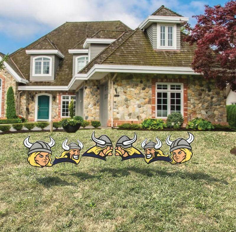 Small Viking Mascot Yard Sign Accessory Set - Image 7