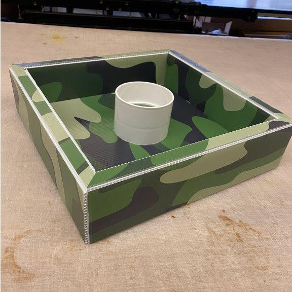 Green & Blue Camoflauge Washer Toss Outdoor Game - Image 2