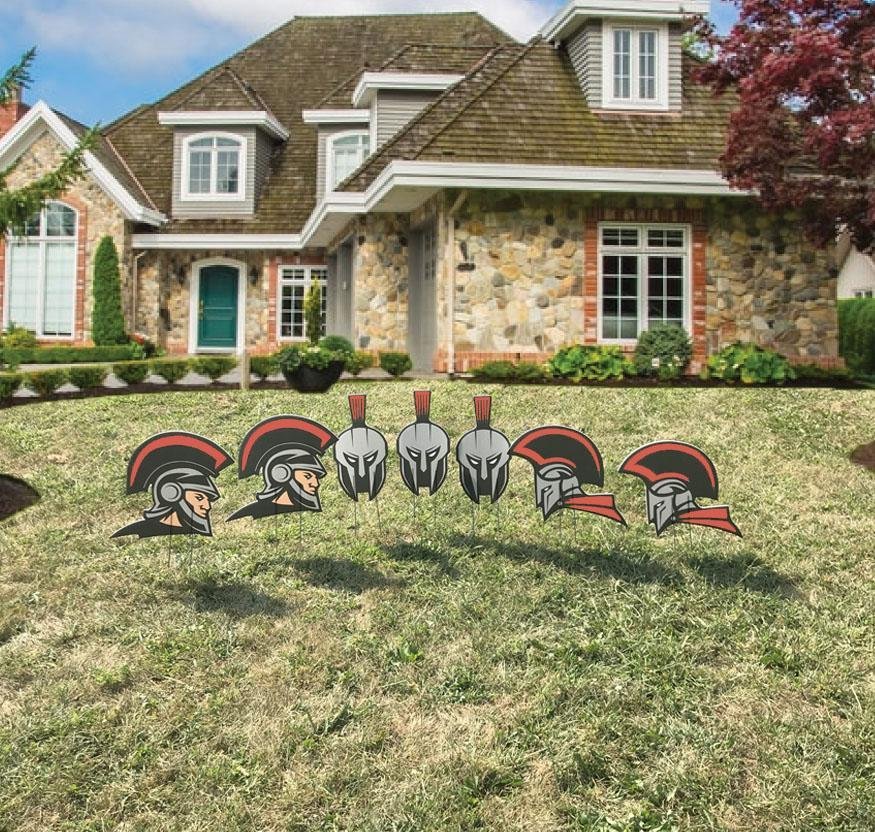 Small Spartan Mascot Yard Sign Accessory Set - Image 7