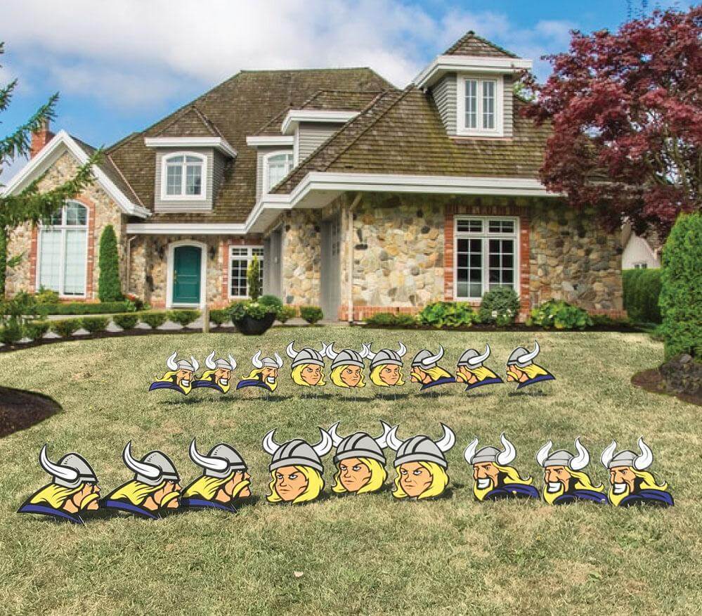 Viking Mascot Yard Sign Accessory Set - Image 8