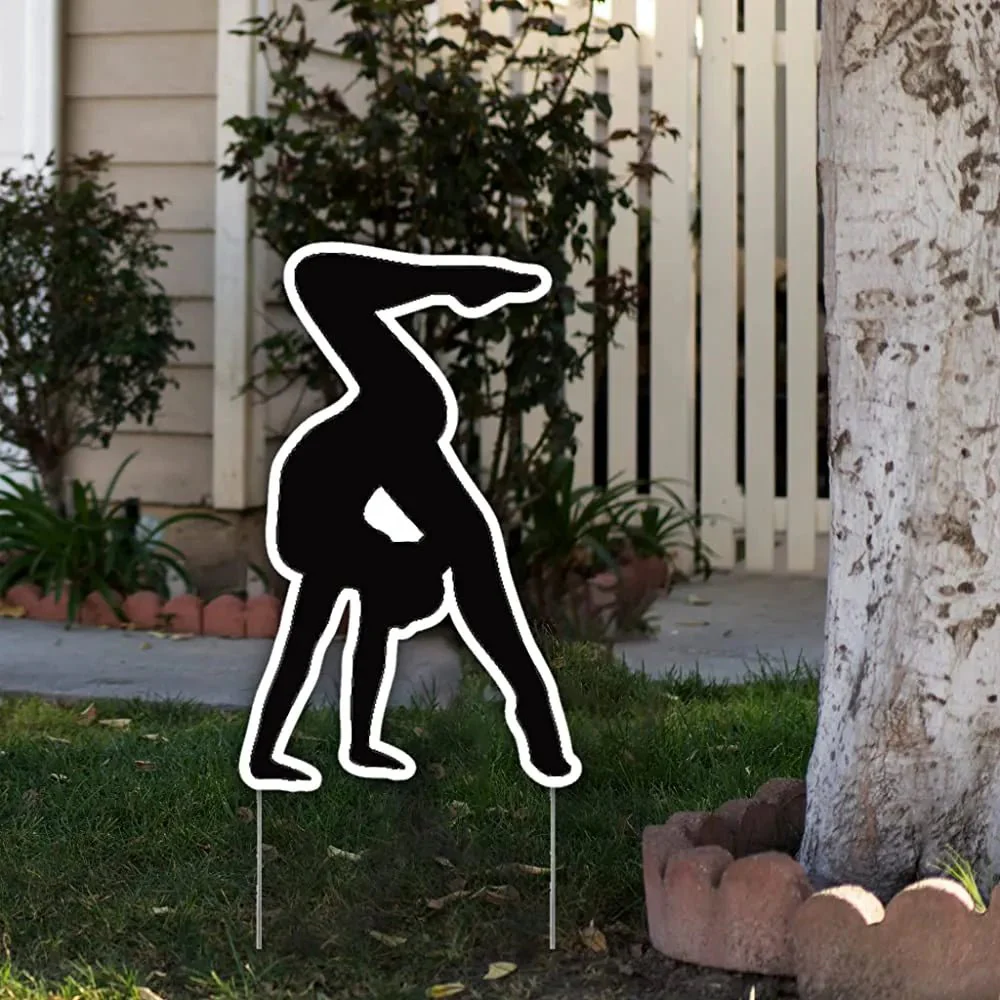 Gymnastics Silhouettes Yard Card | 10 pc Set - Image 3