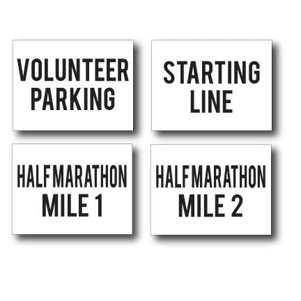 Half Marathon Race Yard Sign Package - Image 4