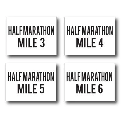 Half Marathon Race Yard Sign Package - Image 5