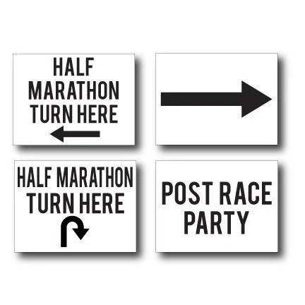Half Marathon Race Yard Sign Package - Image 8