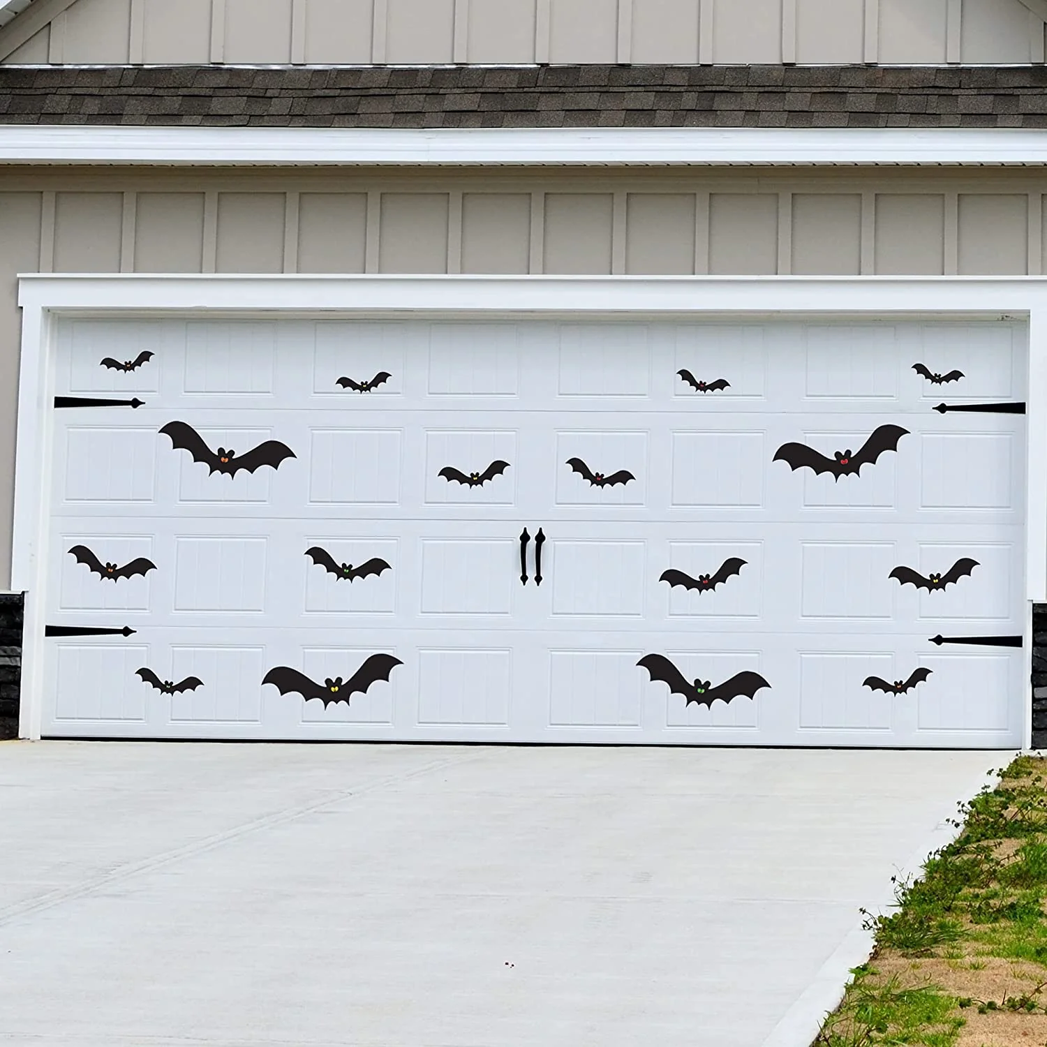 16 Piece Halloween Bats Magnets, Indoor or Outdoor Halloween Magnets