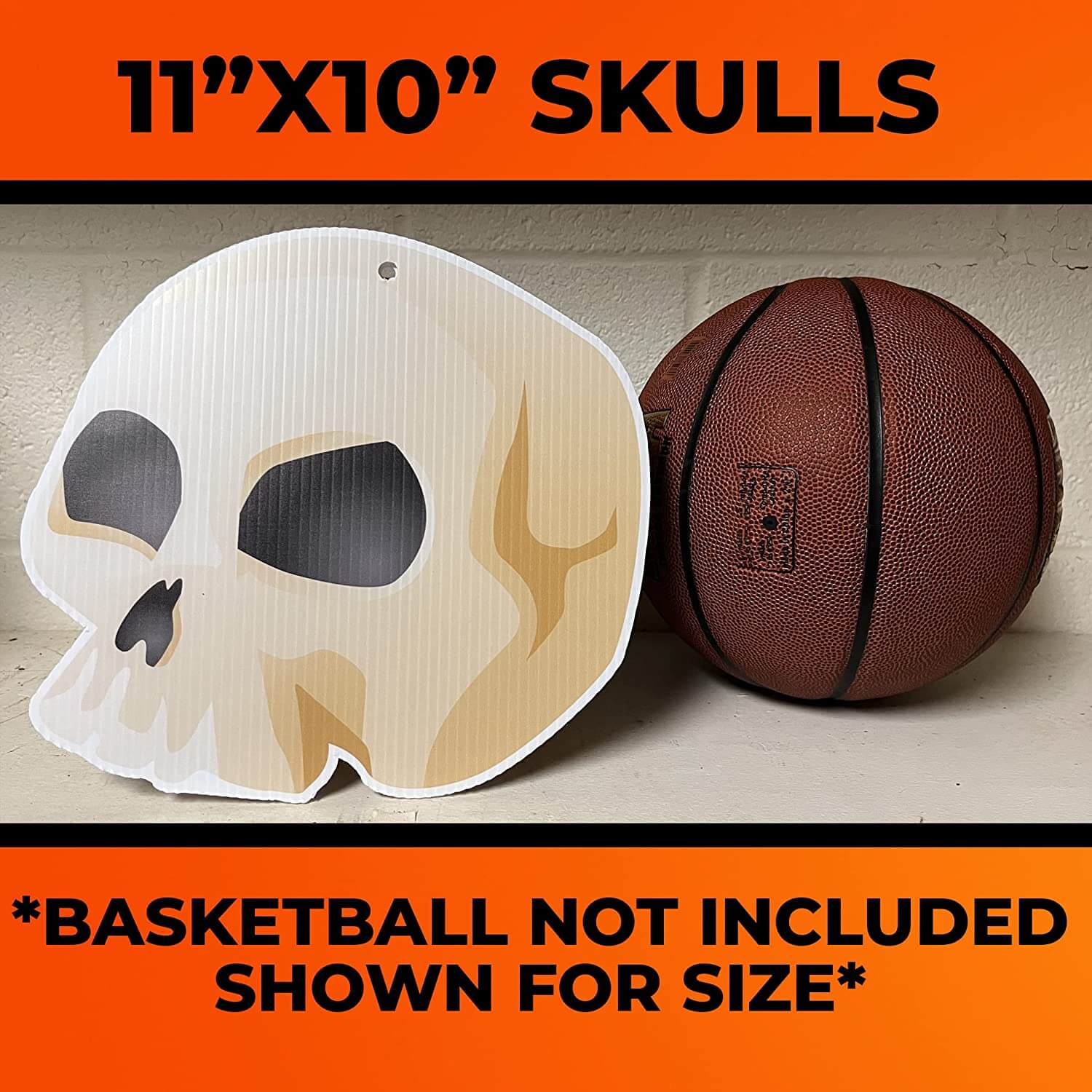 Halloween Hanging Skulls Decoration - Set of 32 - Image 5